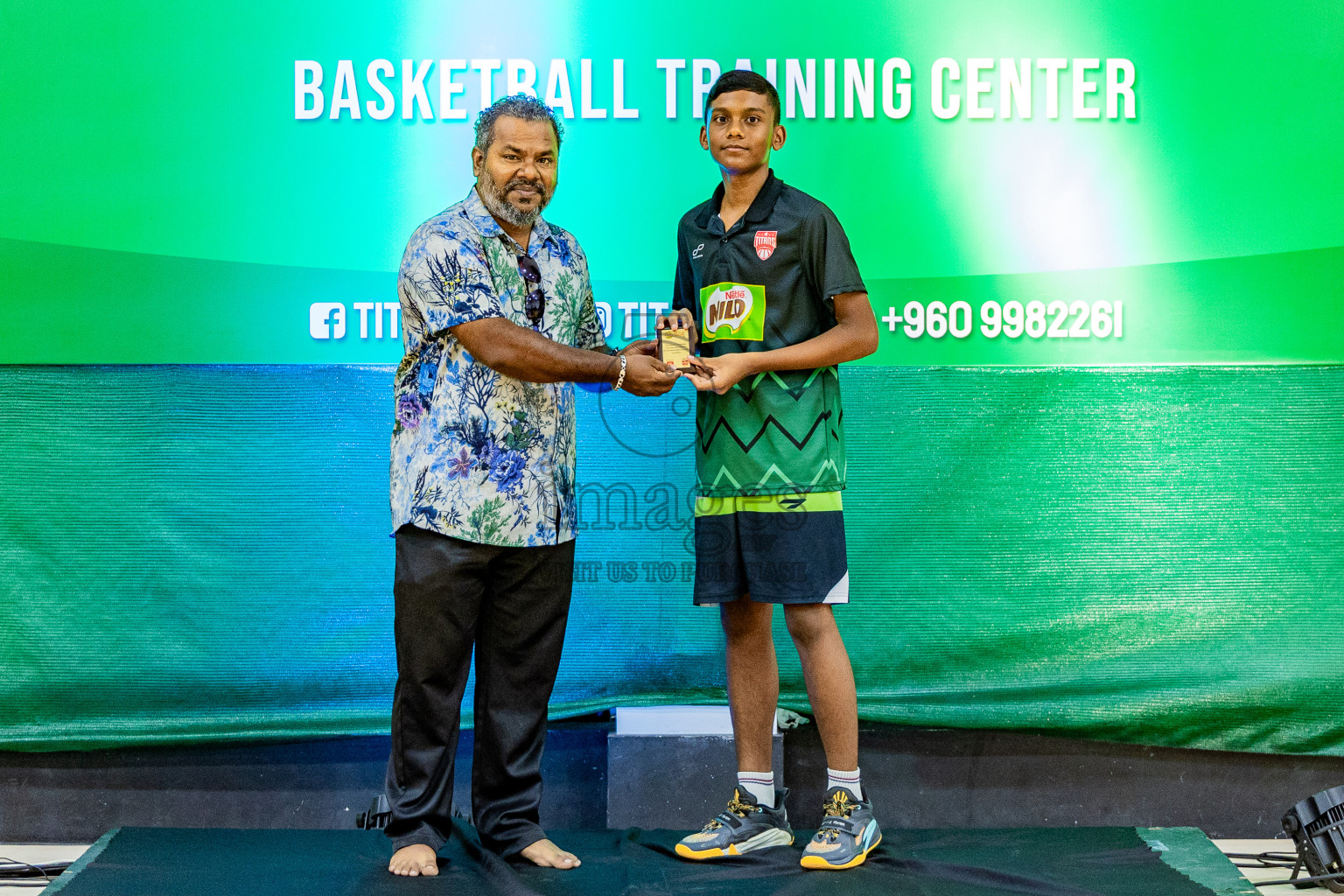 Day 3 of Milo 5 x 5 Junior Challenge 2025 - Basketball tournament held in Basketball Training Center, Male', Maldives on Saturday, 11th October 2025. Photos by: Nausham Waheed, Areef Adam / Images.mv