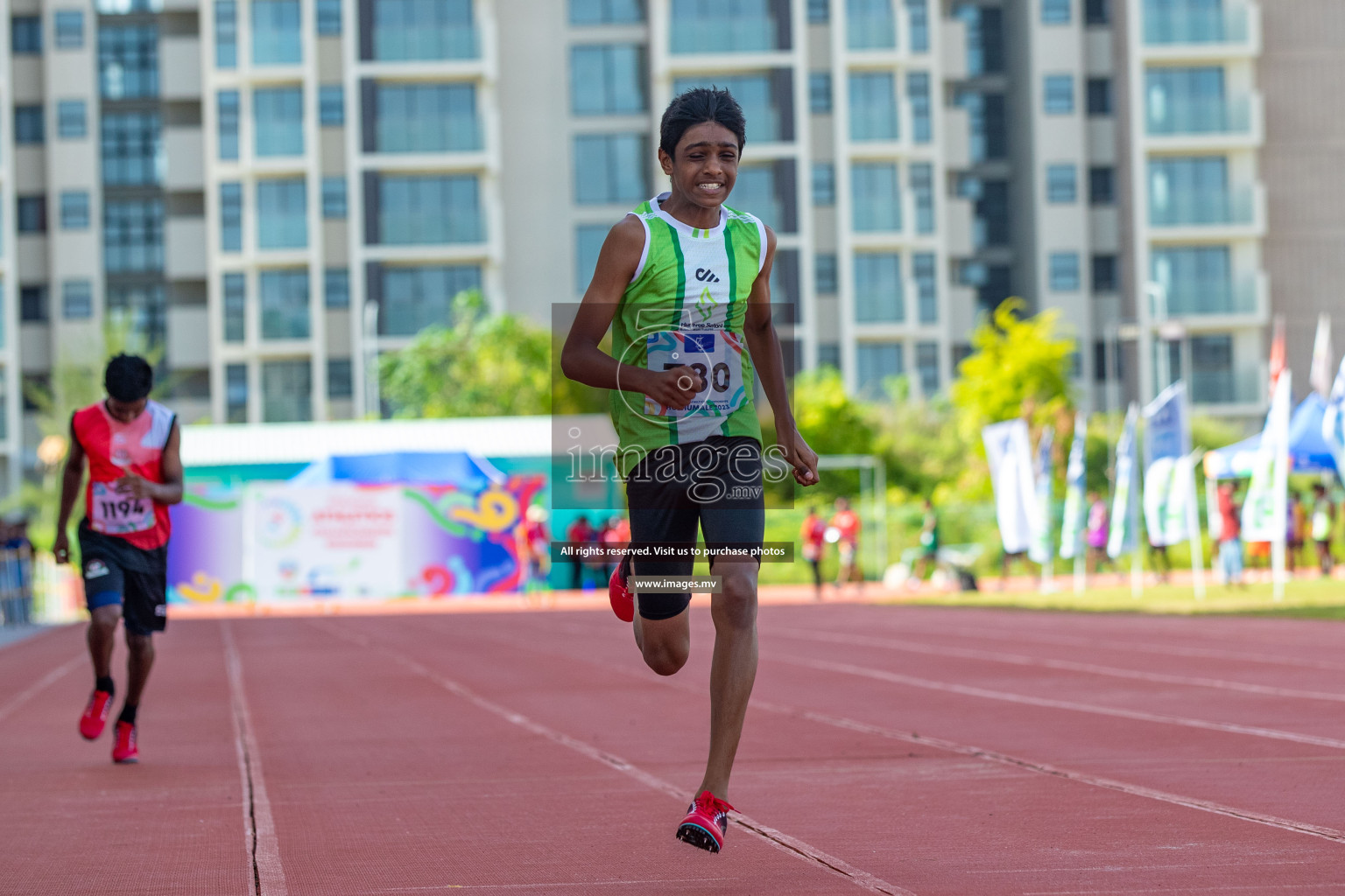 Day two of Inter School Athletics Championship 2023 was held at Hulhumale' Running Track at Hulhumale', Maldives on Sunday, 15th May 2023. Photos: Nausham Waheed / images.mv