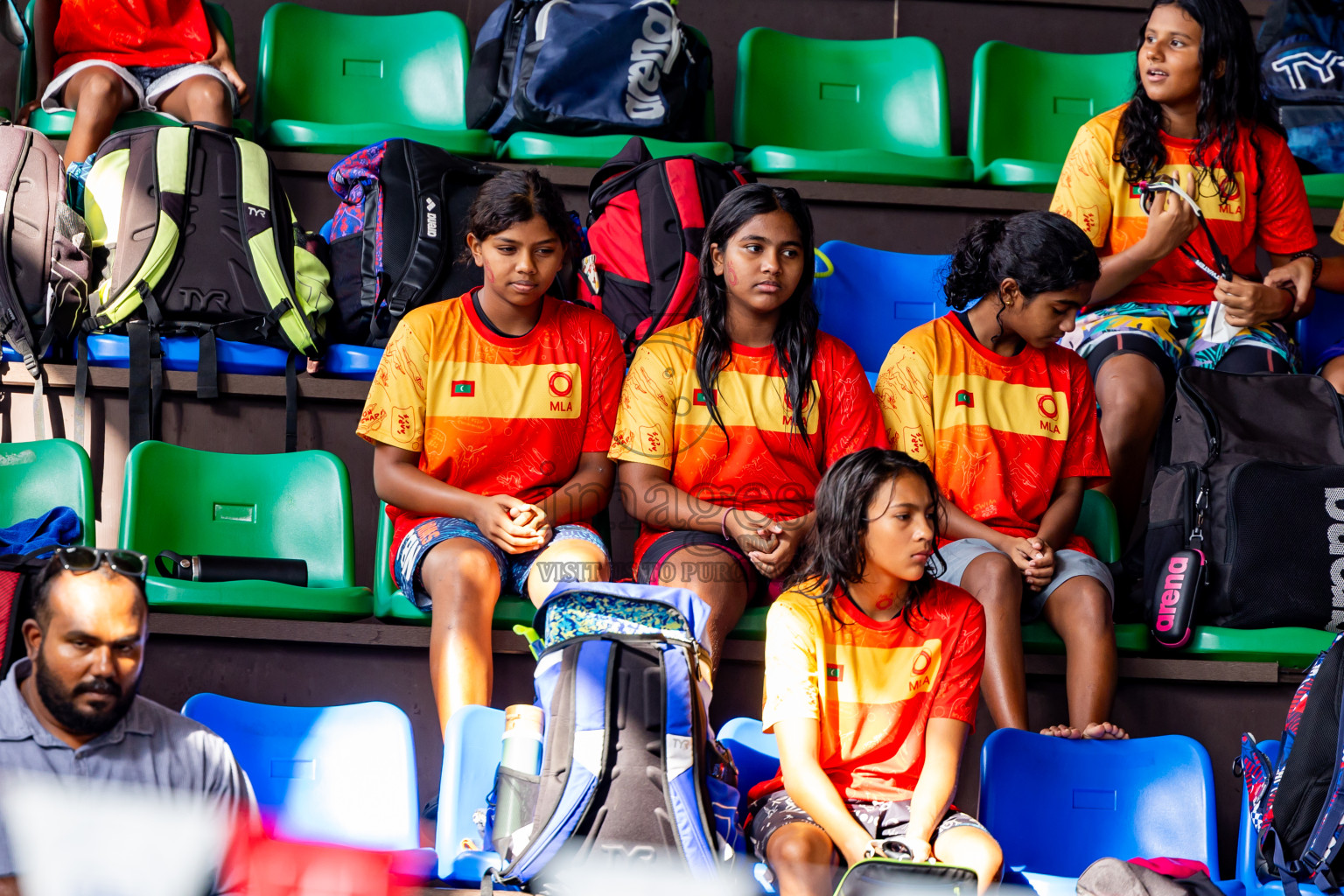 Day 2 of National Swimming Competition 2024 held in Hulhumale', Maldives on Saturday, 14th December 2024. Photos: Nausham Waheed / images.mv