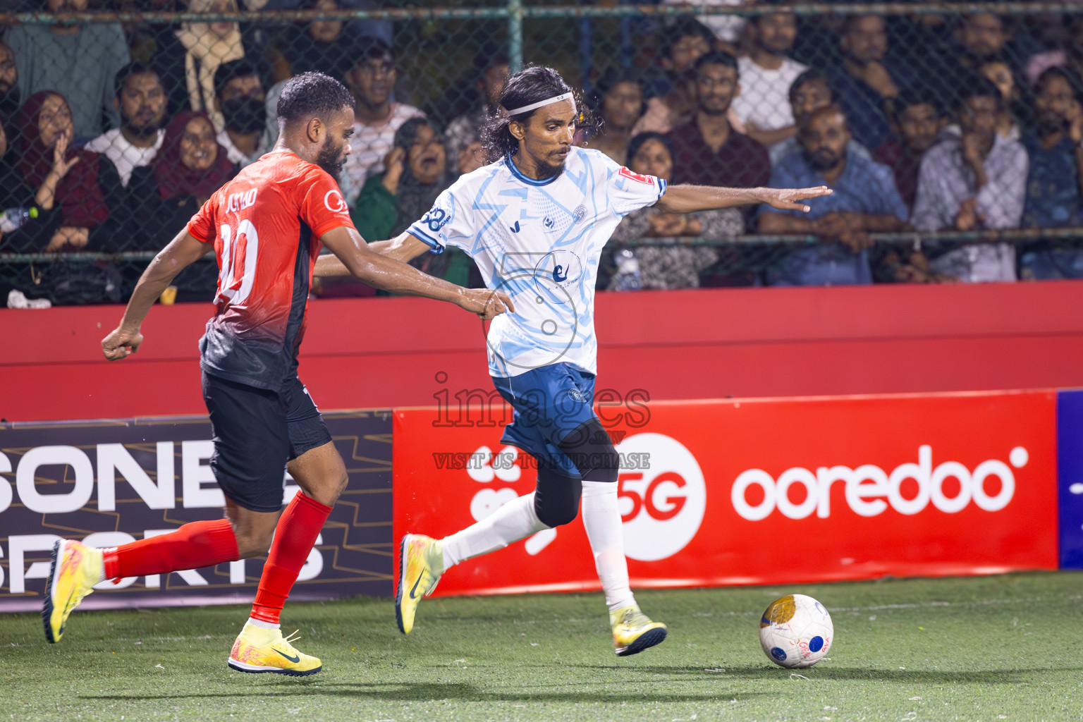 L Gan vs L Maabaidhoo in Day 14 of Golden Futsal Challenge 2025 was held on Saturday, 18th January 2025, in Hulhumale', Maldives. Photos: Ismail Thoriq / images.mv