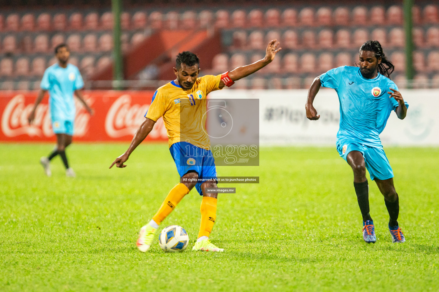 Club Valencia vs United Victory in the President's Cup 2021/2022 held in Male', Maldives on 19 December 2021