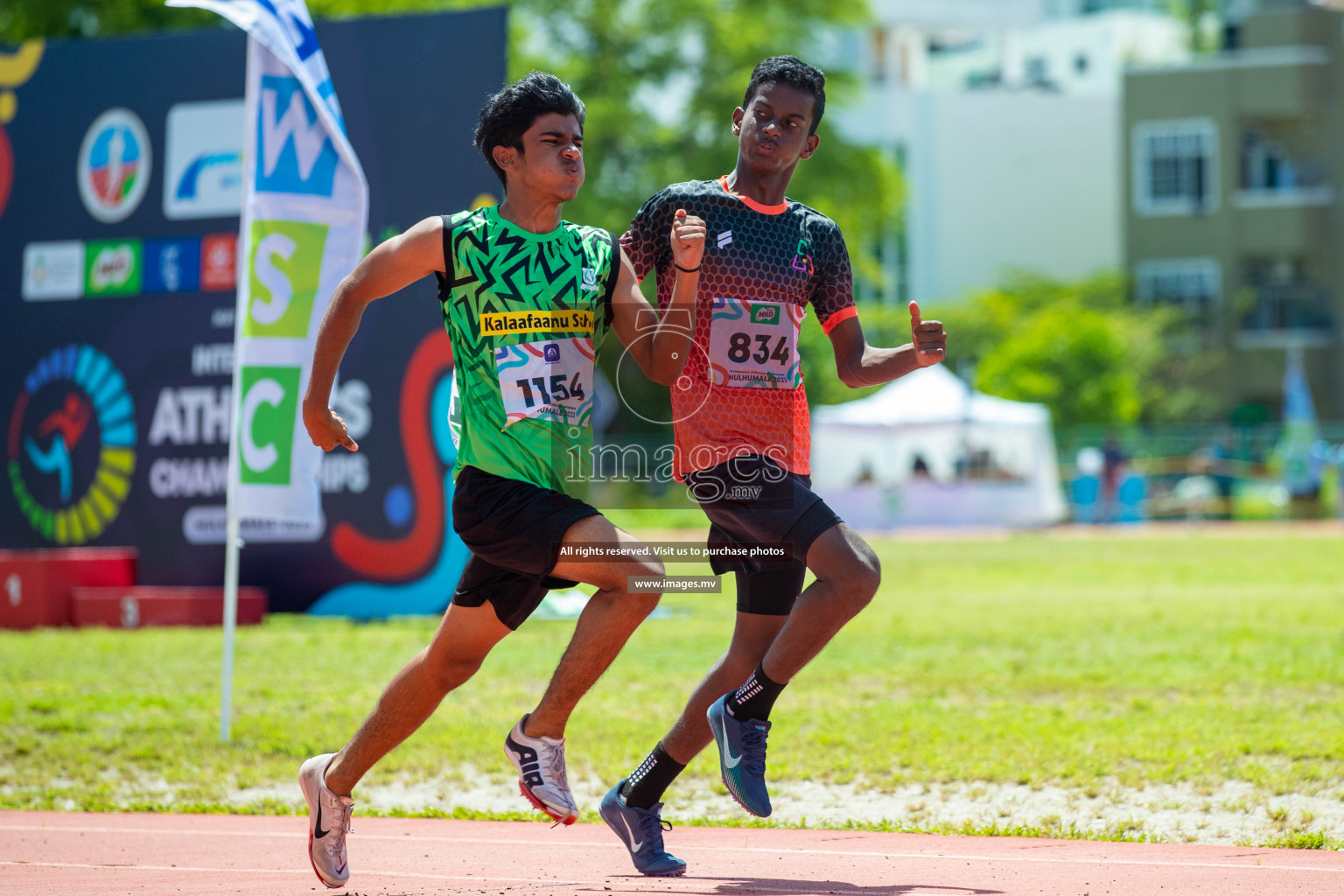 Day three of Inter School Athletics Championship 2023 was held at Hulhumale' Running Track at Hulhumale', Maldives on Tuesday, 16th May 2023. Photos: Nausham Waheed / images.mv