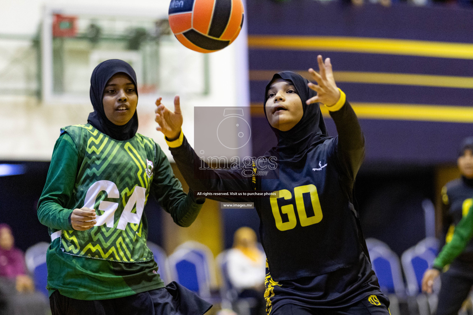 24th Interschool Netball Tournament 2023 was held in Social Center, Male', Maldives on 27th October 2023. Photos: Nausham Waheed / images.mv