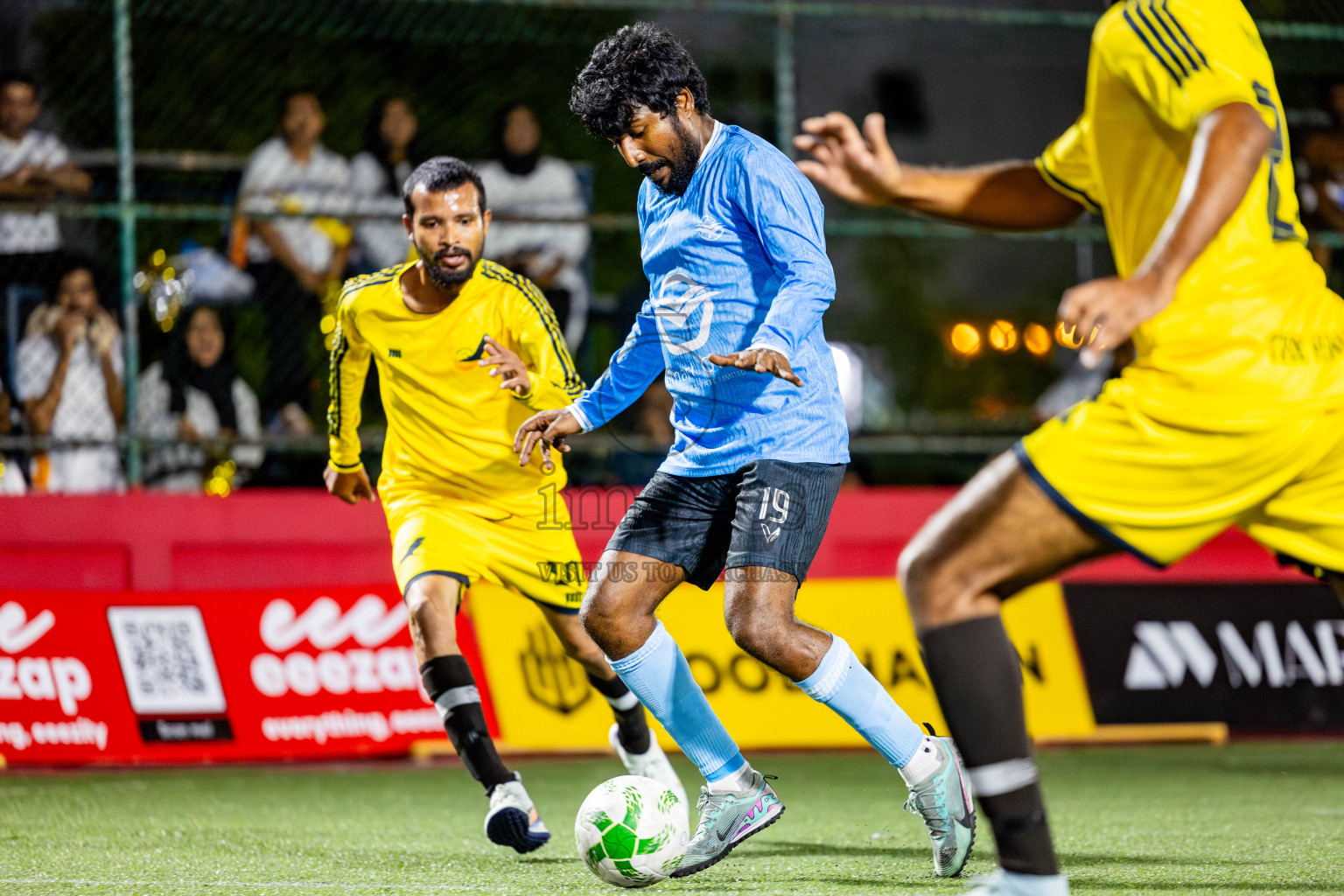 Smart Own FC vs The Hawks in Day 10 of Office League 2025 was held on Friday, 25th April 2025 in Hulhumale', Maldives. Photos: Nausham Waheed / images.mv