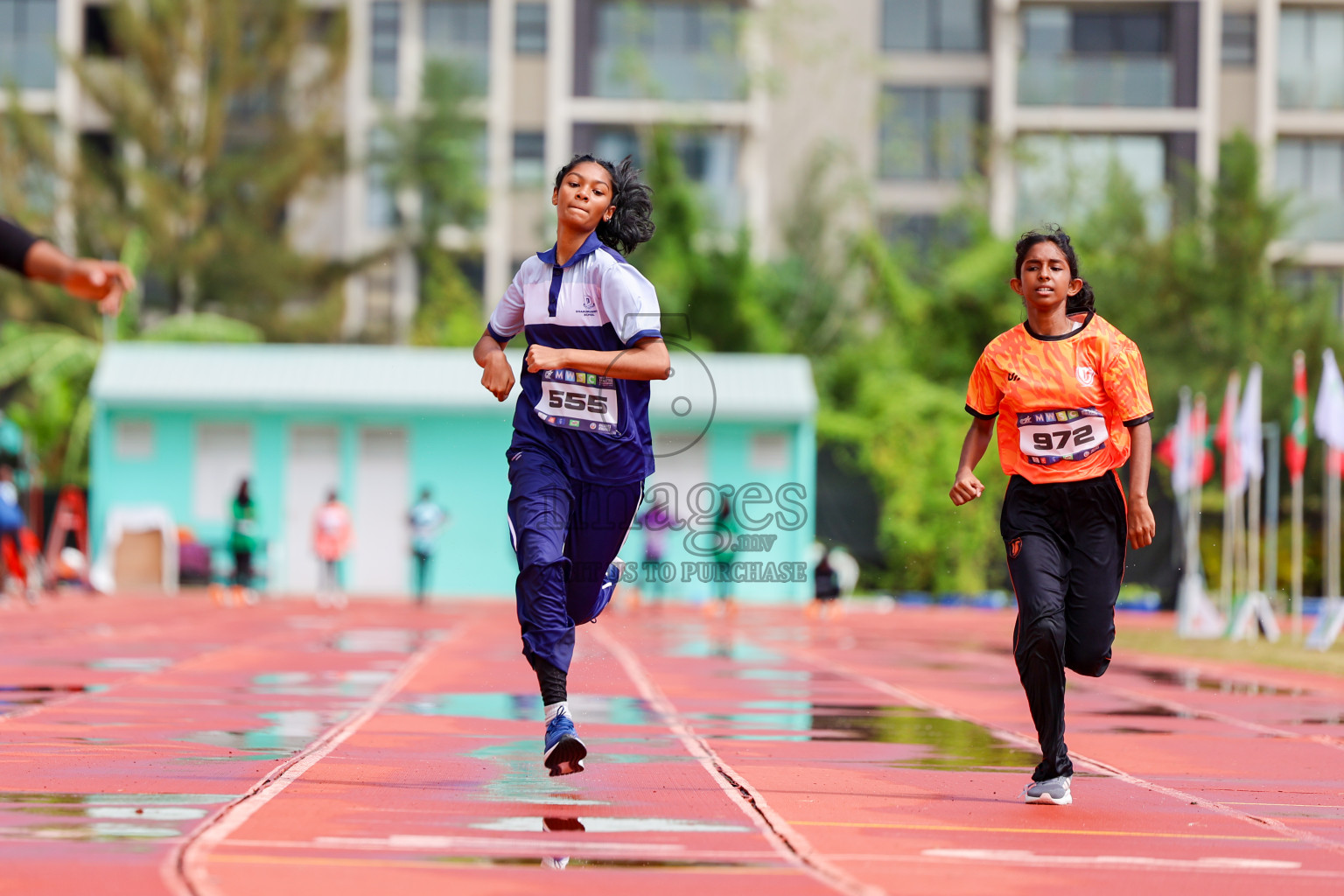 Day 1 of MWSC Interschool Athletics Championships 2024 held in Hulhumale Running Track, Hulhumale, Maldives on Saturday, 9th November 2024. 
Photos by: Ismail Thoriq, Hassan Simah / Images.mv