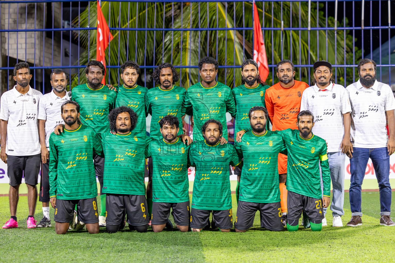 Muring FC vs Afro SC in Semi Final of Eydhafushi Futsal Cup 2024 was held on Monday , 15th April 2024, in B Eydhafushi, Maldives Photos: Ismail Thoriq / images.mv