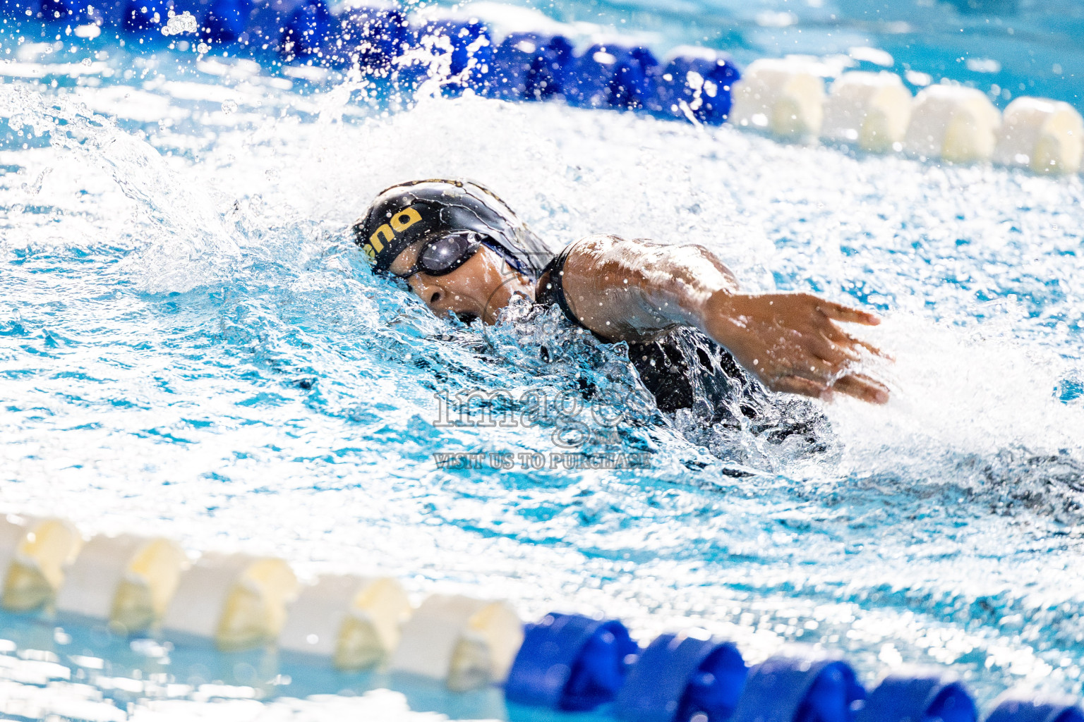 Day 6 of National Swimming Competition 2024 held in Hulhumale', Maldives on Wednesday, 18th December 2024. 
Photos: Hassan Simah / images.mv