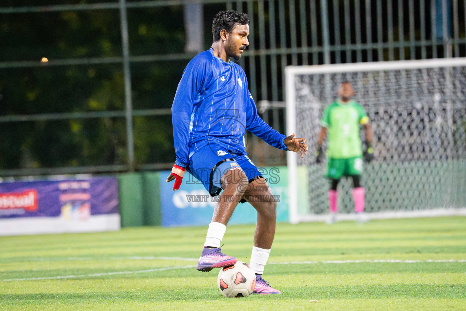 Foemathi VS Laamu Blues in Day 3 - Fonadhoo Youth Futsal Challenge 2025 held in Fonadhoo Futsal Stadium, L. Fonadhoo, Maldives on Tuesdat, 28th October 2025 Photos: Arif Rasheed / images.mv