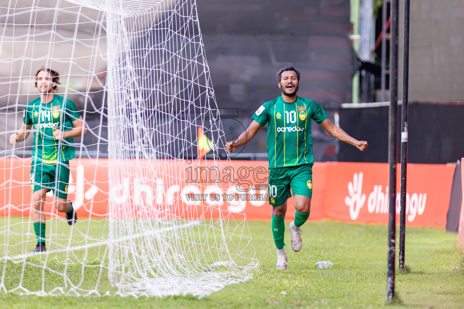 Maziya SRC vs Green Streets in Dhivehi Premier League 2025/26 held in National Football Stadium, Male', Maldives on Saturyday, 25 October 2025. 
Photos: Hassan Simah / Images.mv