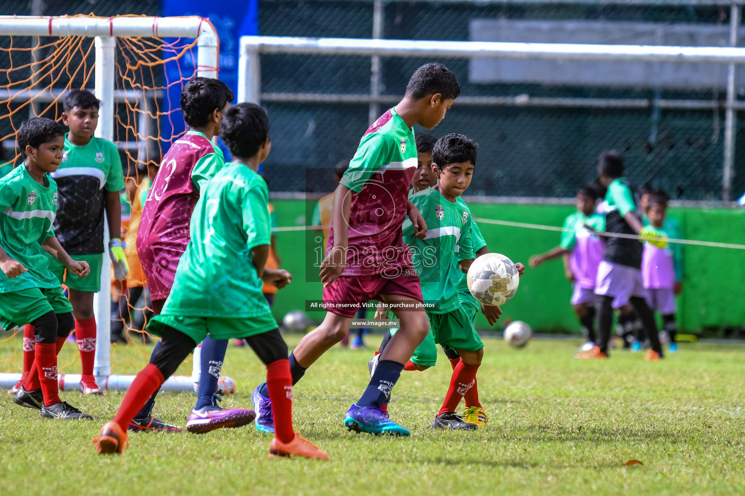 Day 1 of Milo Kids Football Fiesta 2022 was held in Male', Maldives on 19th October 2022. Photos: Nausham Waheed/ images.mv