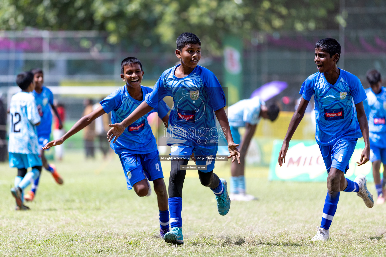 Day 2 of MILO Academy Championship 2023 (U12) was held in Henveiru Football Grounds, Male', Maldives, on Saturday, 19th August 2023. Photos: Nausham Waheedh / images.mv