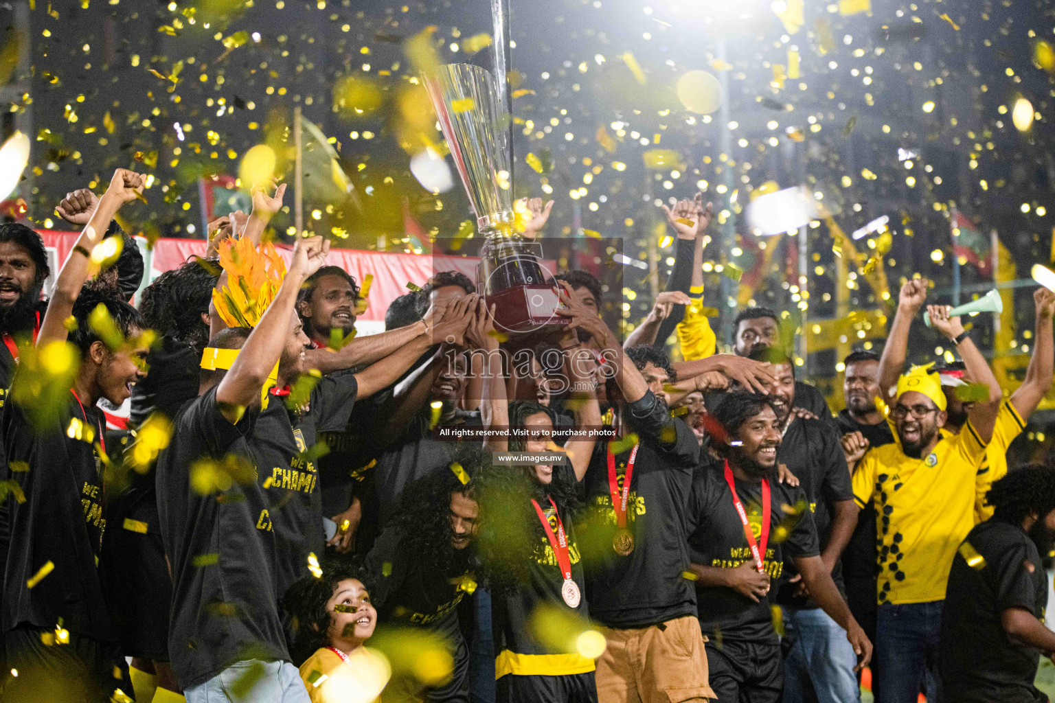 RRC Vs FSM in the Semi Finals of Club Maldives 2021 held in Hulhumale, Maldives on 19 December 2021. Photos: Shuu Abdul Sattar / images.mv