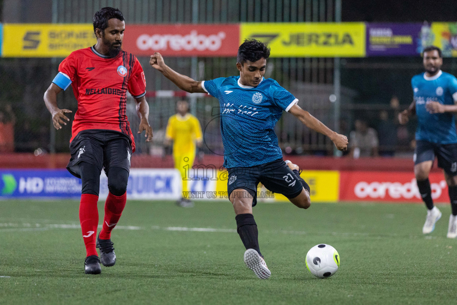 HDh Nellaidhoo vs HDh Nolhivaram in Golden Futsal Challenge 2024 was held on Tuesday, 16th January 2024, in Hulhumale', Maldives Photos: Ismail Thoriq / images.mv