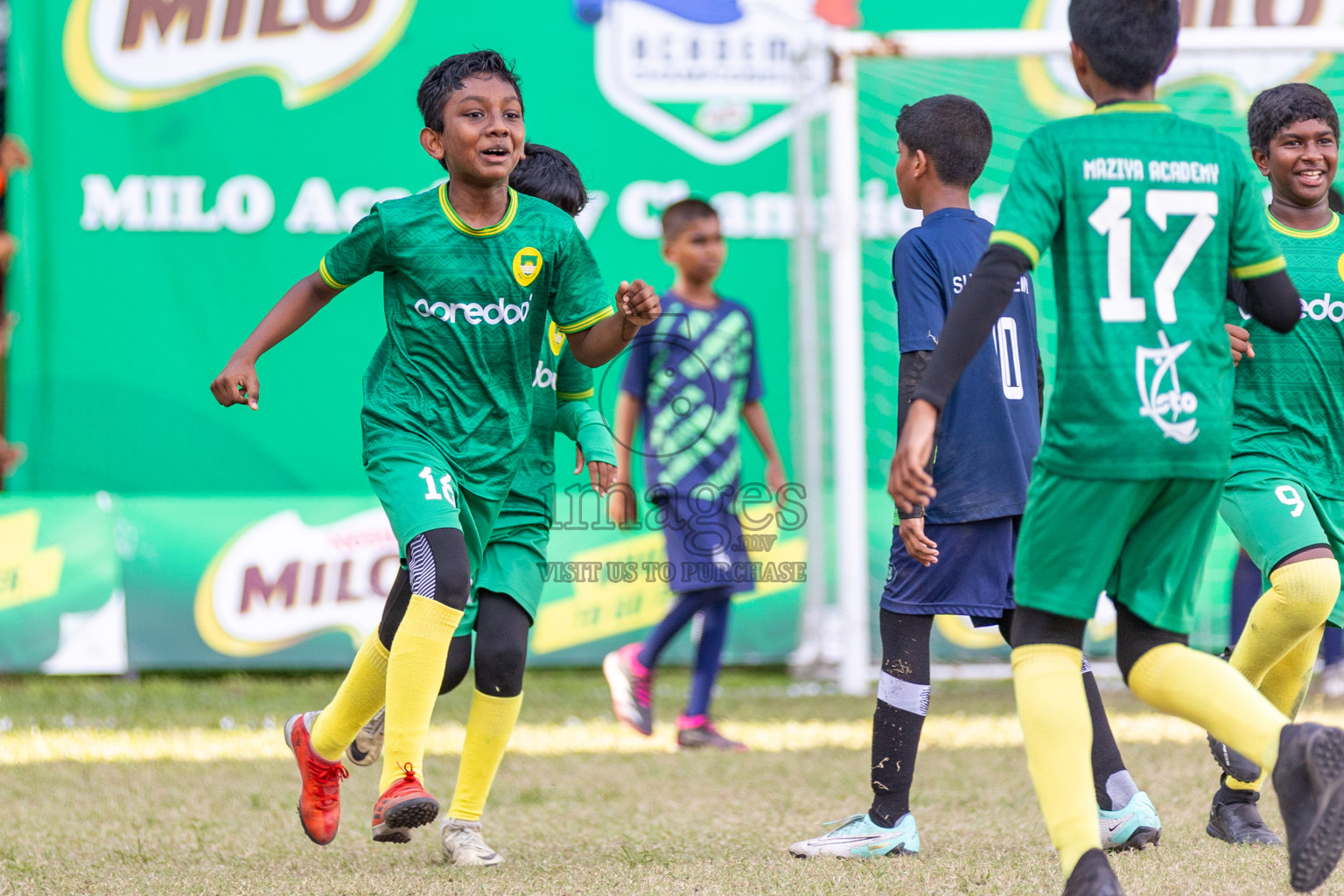 Final Day  of MILO Academy Championship 2024 - U12 was held at Henveiru Grounds in Male', Maldives on Thursday, 7th July 2024. Photos: Shuu Abdul Sattar / images.mv