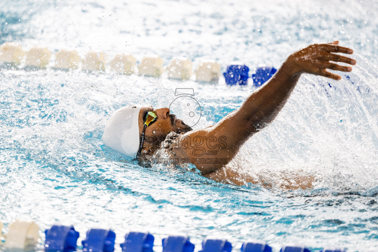 Day 5 of National Swimming Competition 2024 held in Hulhumale', Maldives on Tuesday, 17th December 2024. 
Photos: Hassan Simah / images.mv