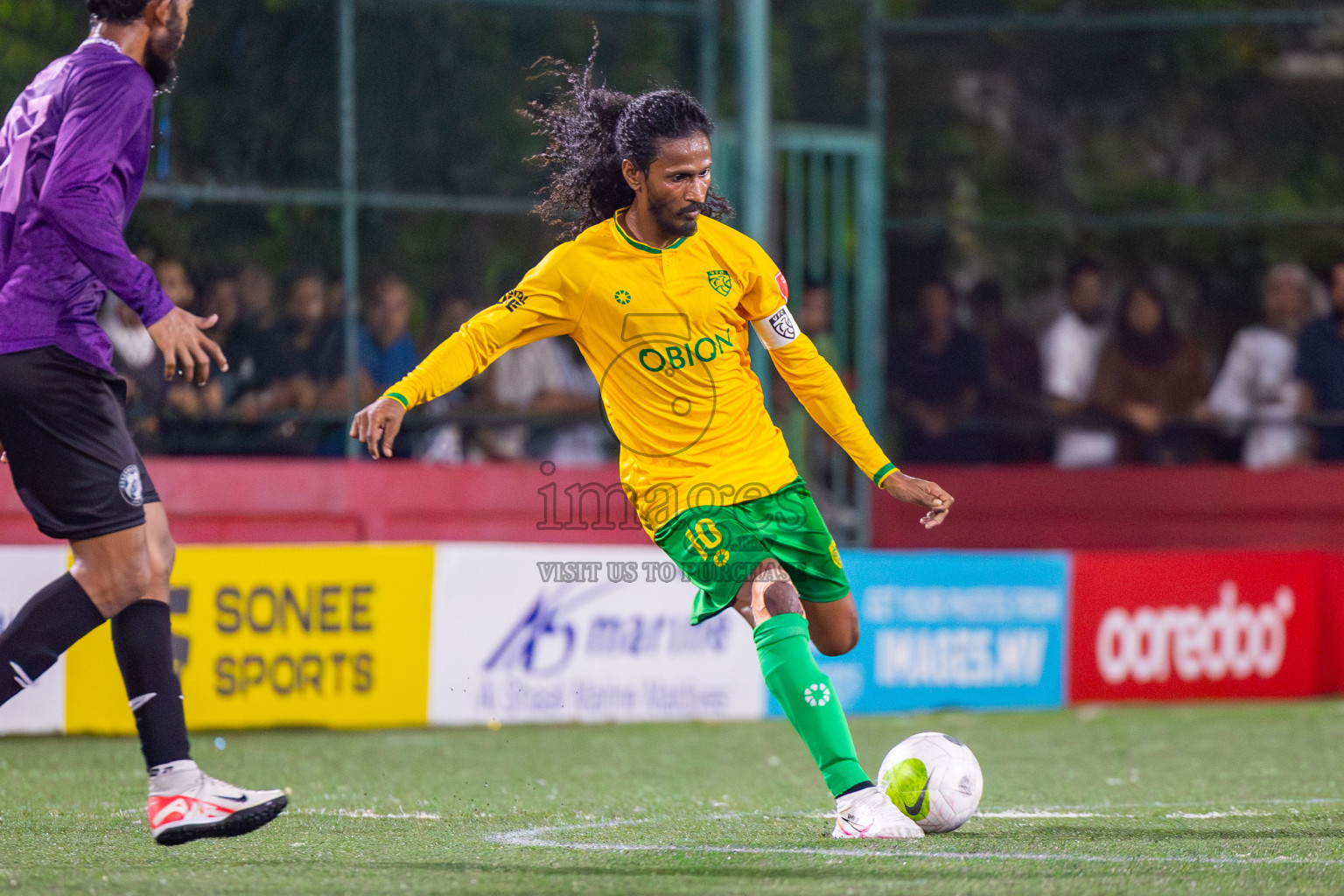 GDh Vaadhoo vs GA Kanduhulhudhoo on Day 33 of Golden Futsal Challenge 2024, held on Sunday, 18th February 2024, in Hulhumale', Maldives Photos: Mohamed Mahfooz Moosa / images.mv