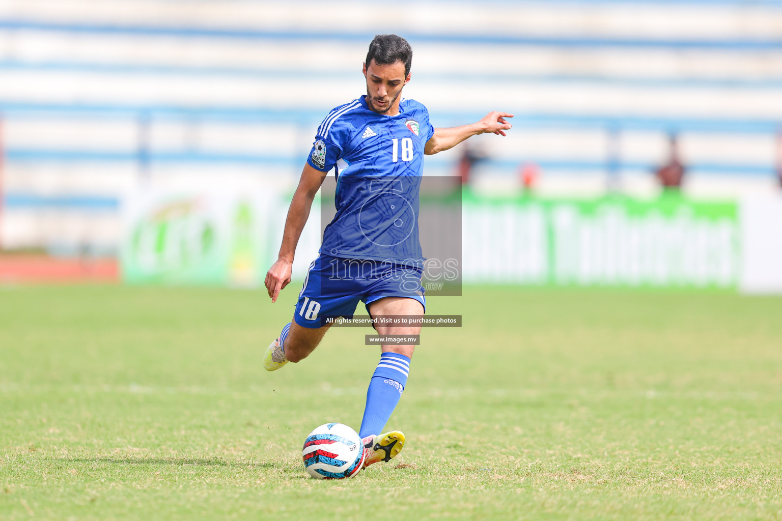 Kuwait vs Bangladesh in the Semi-final of SAFF Championship 2023 held in Sree Kanteerava Stadium, Bengaluru, India, on Saturday, 1st July 2023. Photos: Nausham Waheed, Hassan Simah / images.mv