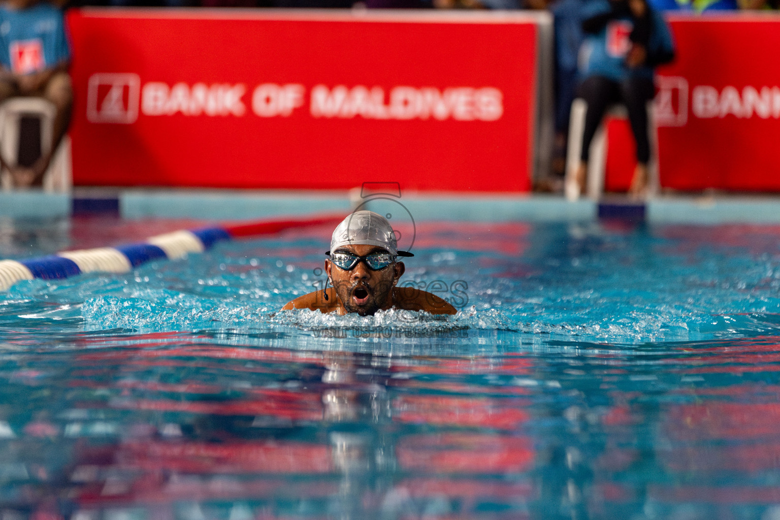 Day 3 of National Swimming Competition 2024 held in Hulhumale', Maldives on Sunday, 15th December 2024. Photos: Hassan Simah / images.mv