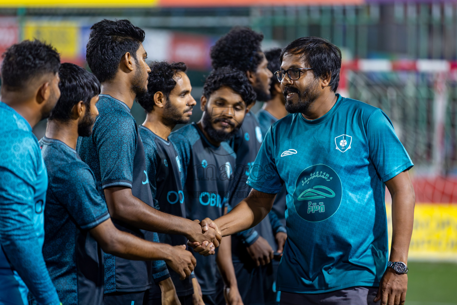 R. Dhuvaafaru VS Sh. Feydhoo on Day 33 of Golden Futsal Challenge 2024, held on Sunday, 18th February 2024, in Hulhumale', Maldives Photos: Hassan Simah / images.mv