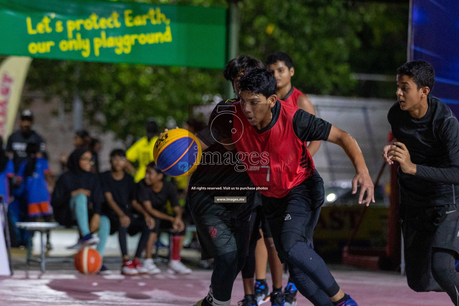 Day4 of Slamdunk by Sosal on 15th April 2023 held in Male'. Photos: Ismail Thoriq / images.mv