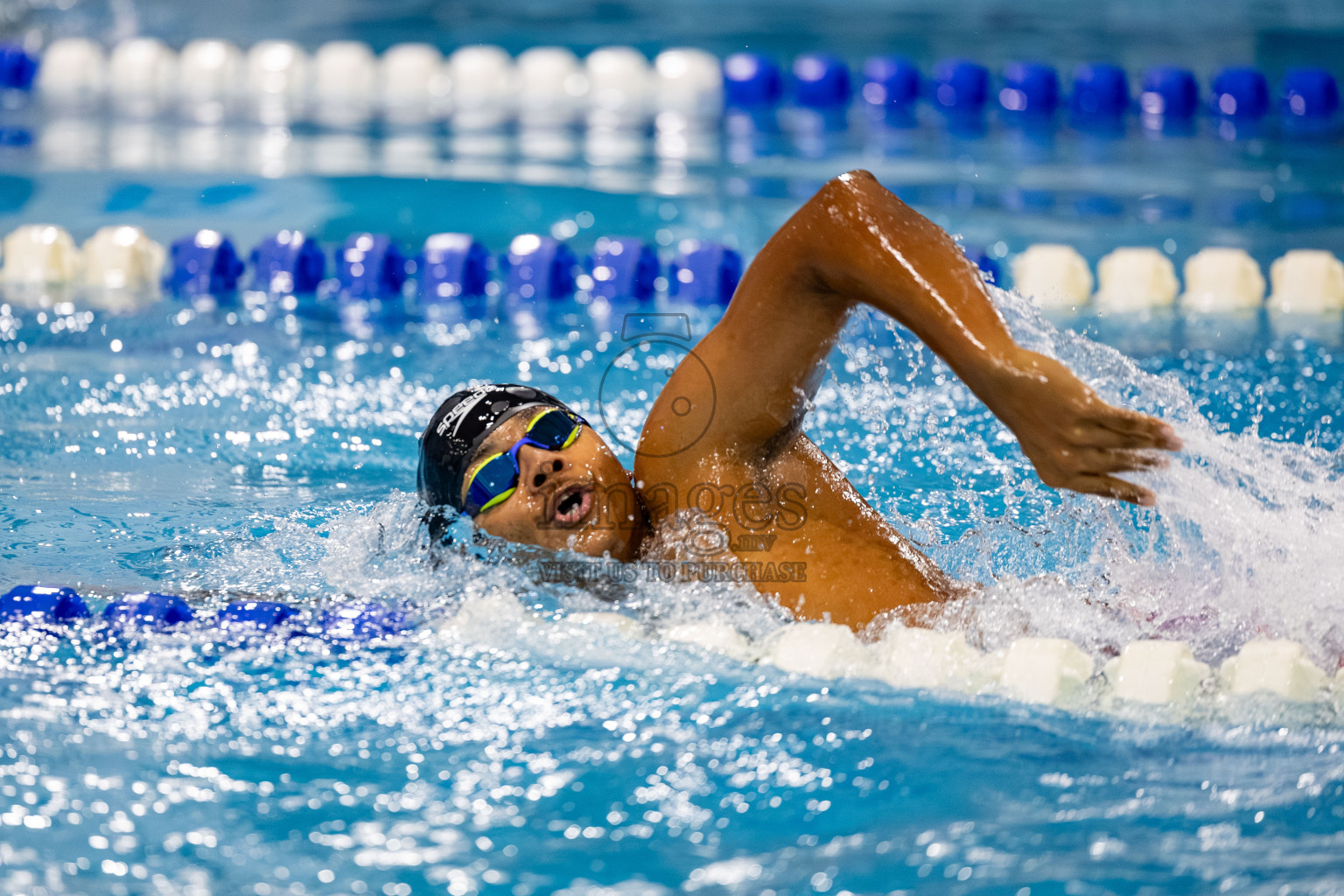 Day 5 of BML 21st Interschool Swimming Competition 2025 was held in Hulhumale' Swimming Pool, Hulhumale', Maldives on Wednesday, 15th October 2025. 
Photos: Hassan Simah / images.mv