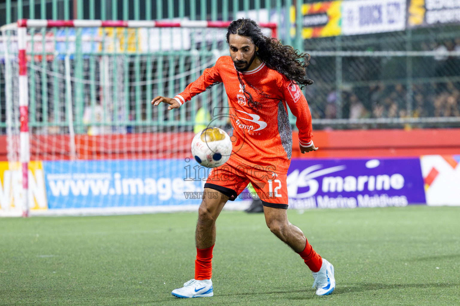 HA Filladhoo vs HA Hoarafushi in Day 5 of Golden Futsal Challenge 2025 on Thursday, 9th January 2025, in Hulhumale', Maldives
Photos: Ismail Thoriq / images.mv