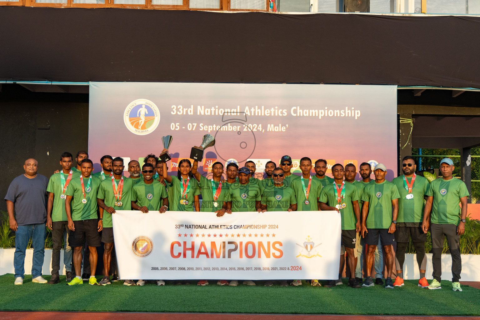 Day 3 of 33rd National Athletics Championship was held in Ekuveni Track at Male', Maldives on Saturday, 7th September 2024. Photos: Hassan Simah / images.mv