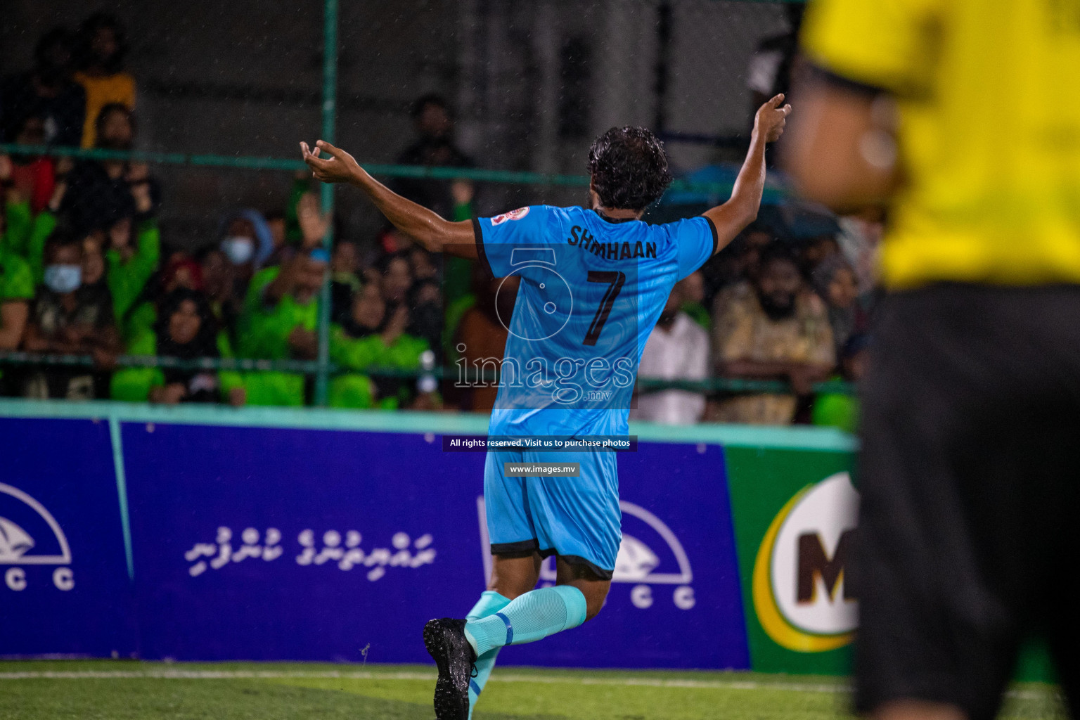 Team FSM vs Club HDC in the Quarter Finals of Club Maldives 2021 held at Hulhumale;, on 12th December 2021 Photos: Ismail Thoriq / images.mv