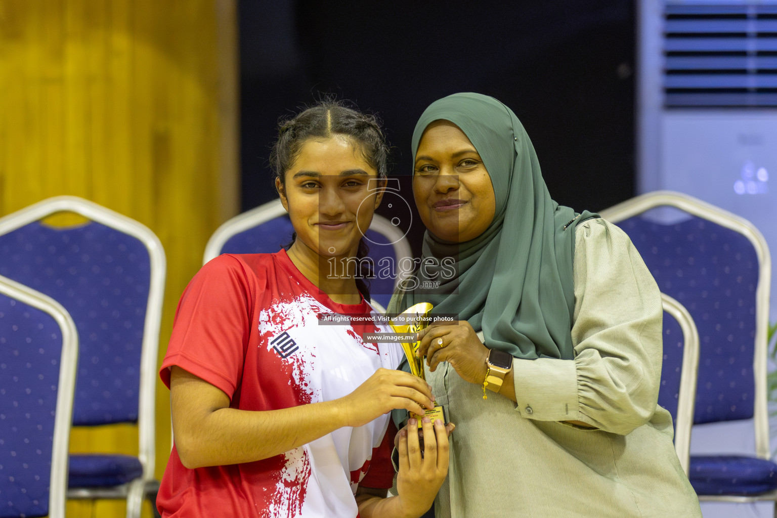 Day3 of 24th Interschool Netball Tournament 2023 was held in Social Center, Male', Maldives on 29th October 2023. Photos: Nausham Waheed, Mohamed Mahfooz Moosa / images.mv