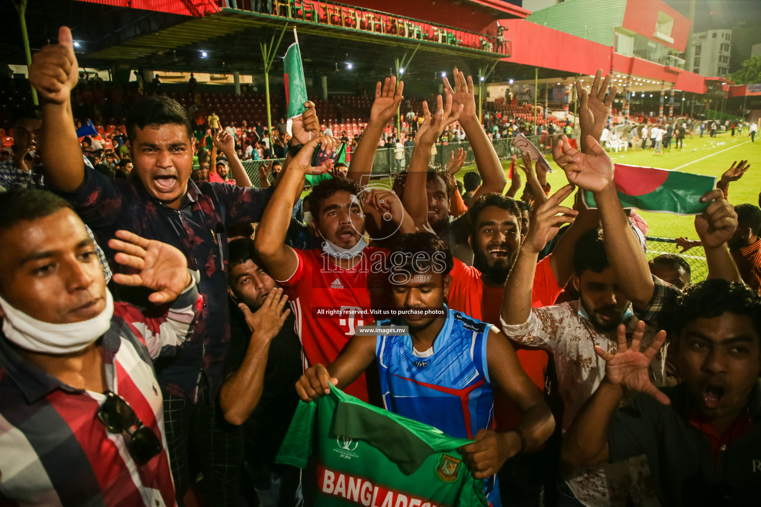 Bangladesh vs Sri Lanka in SAFF Championship 2021 held on 1st October 2021 in Galolhu National Stadium, Male', Maldives