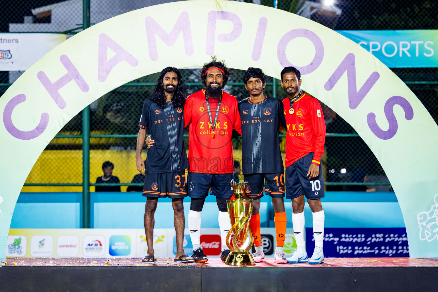 Dee Ess Kay vs Kovigoani in Final of Laamehi Dhiggaru Ekuveri Futsal Challenge 2024 was held on Wednesday, 31st July 2024, at Dhiggaru Futsal Ground, Dhiggaru, Maldives Photos: Nausham Waheed / images.mv