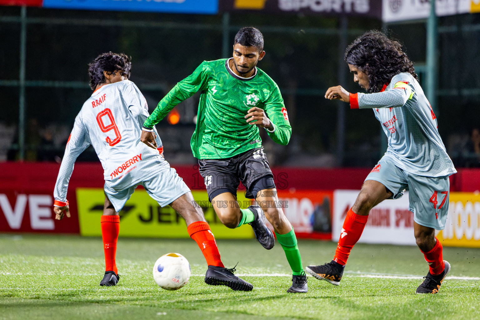 L Mundoo VS L Kalaidhoo in Day 8 of Golden Futsal Challenge 2025 was held on Sunday, 12th January 2025, in Hulhumale', Maldives Photos: Nausham Waheed , Ismail Thoriq / images.mv