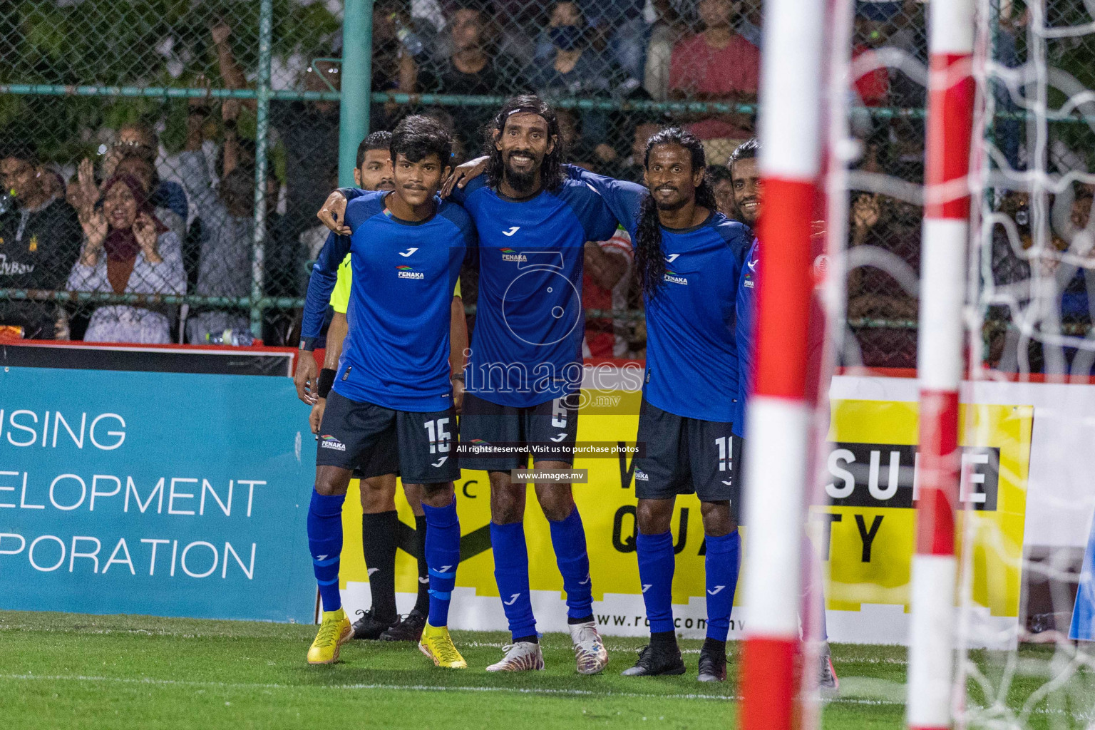 Team Fenaka vs United BML in Club Maldives Cup 2022 was held in Hulhumale', Maldives on Sunday, 9th October 2022. Photos: Ismail Thoriq / images.mv