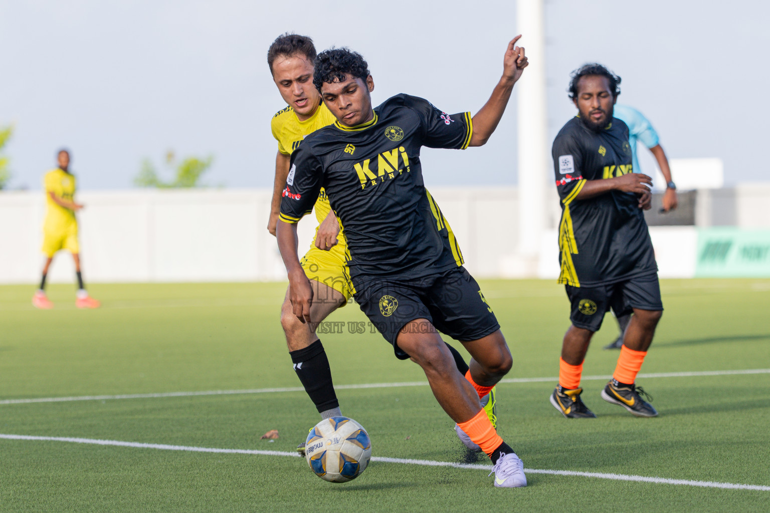 Velaa Sports Club vs Team Middle East in Day 3 of Eydhafushi Cup 2025 held in Eydhafushi Football Stadium at B. Eydhafushi, Maldives on Sunday, 7th September 2025. Photos: Arif Rasheed / images.mv
