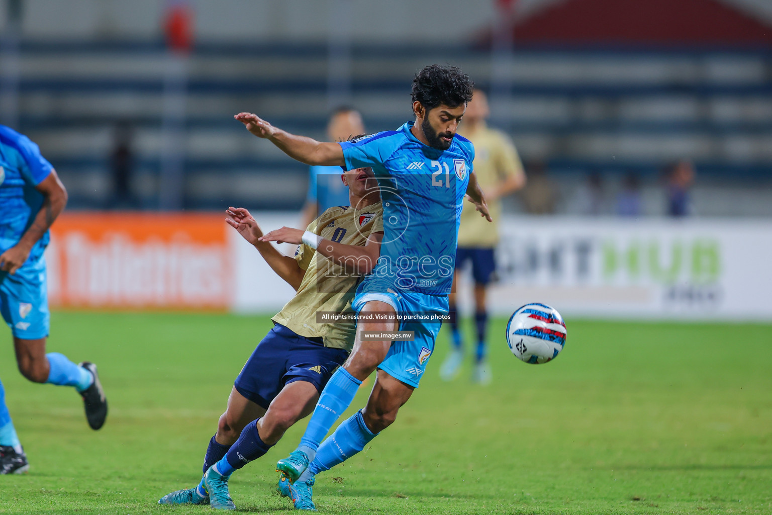 India vs Kuwait in SAFF Championship 2023 held in Sree Kanteerava Stadium, Bengaluru, India, on Tuesday, 27th June 2023. Photos: Nausham Waheed/ images.mv