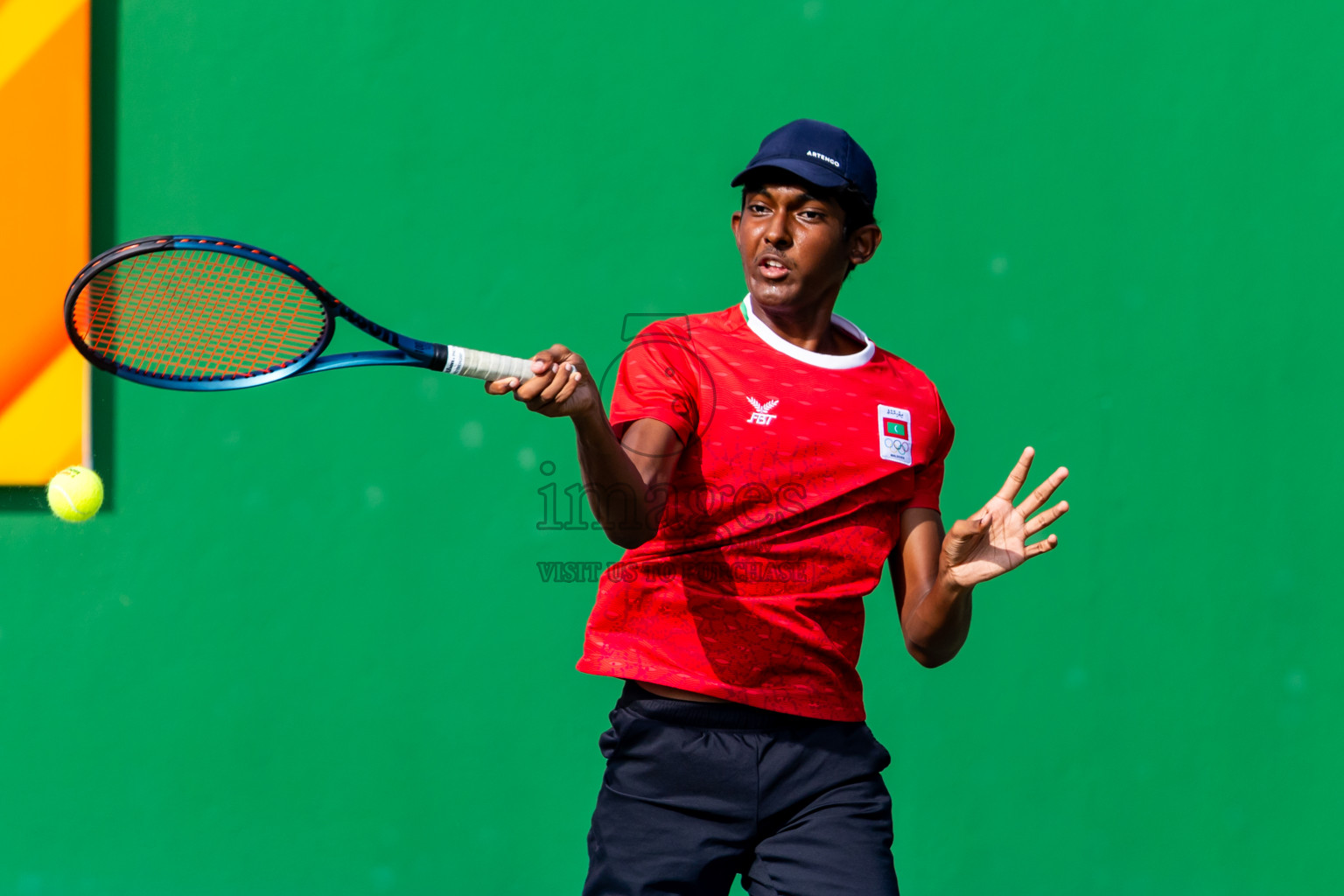 Day 8 of ATF Maldives Junior Open Tennis was held in Male' Tennis Court, Male', Maldives on Thursday, 19th December 2024. Photos: Nausham Waheed/ images.mv