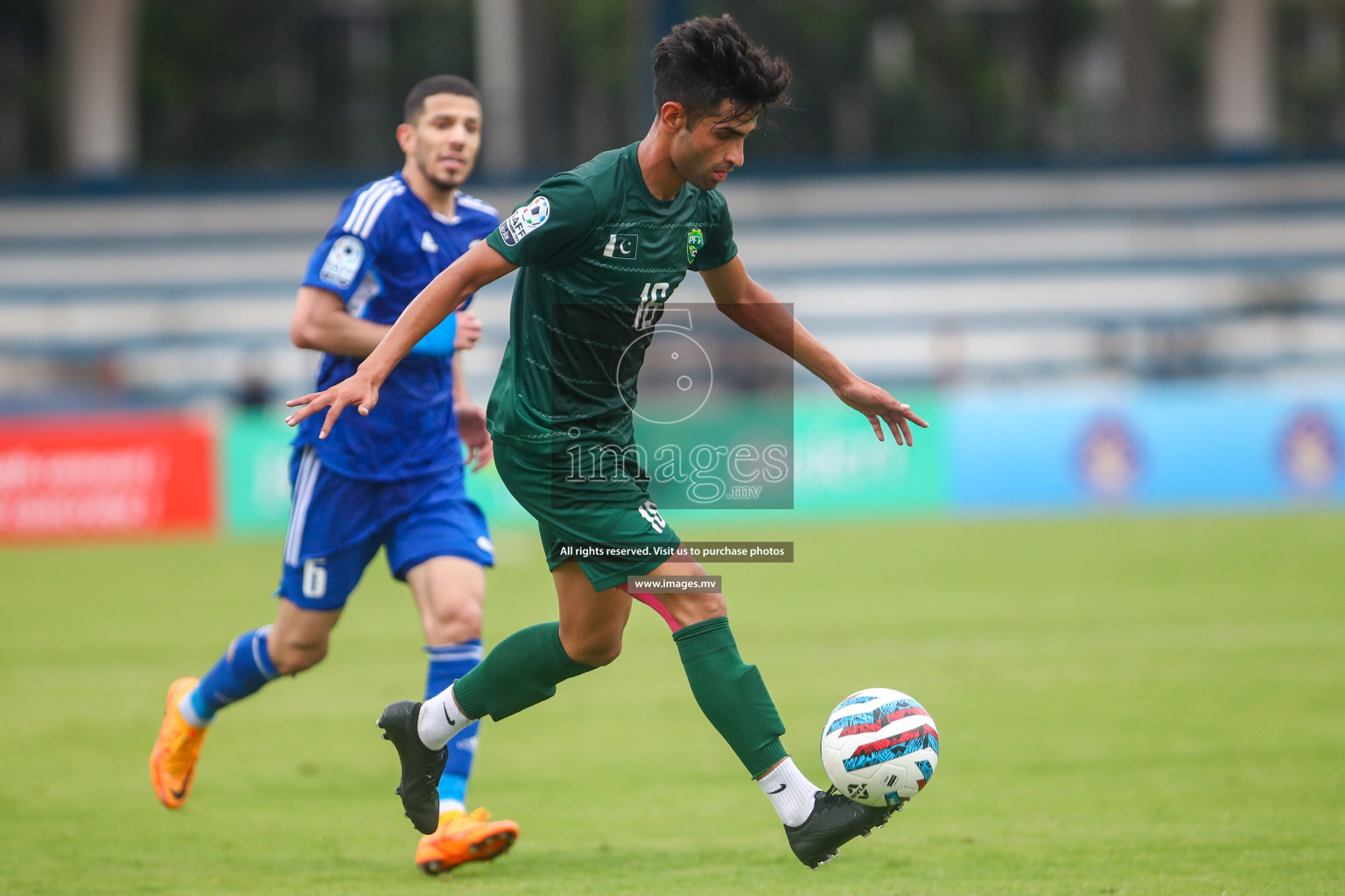 Pakistan vs Kuwait in SAFF Championship 2023 held in Sree Kanteerava Stadium, Bengaluru, India, on Saturday, 24th June 2023. Photos: Nausham Waheedh / images.mv