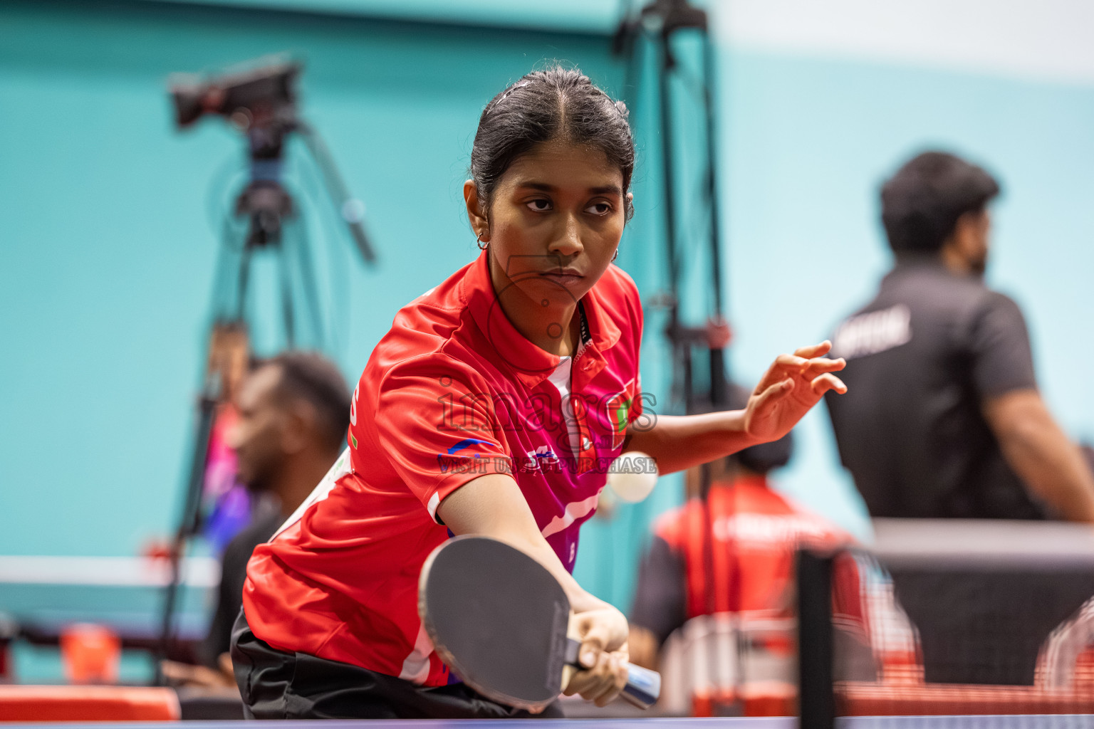 Day 2 of BML 63rd National Table Tennis Tournament 2025 was held on Tuesday, 26th August 2025 in Male' TT Hall, Male', Maldives. Photos: Areef Adam / images.mv
