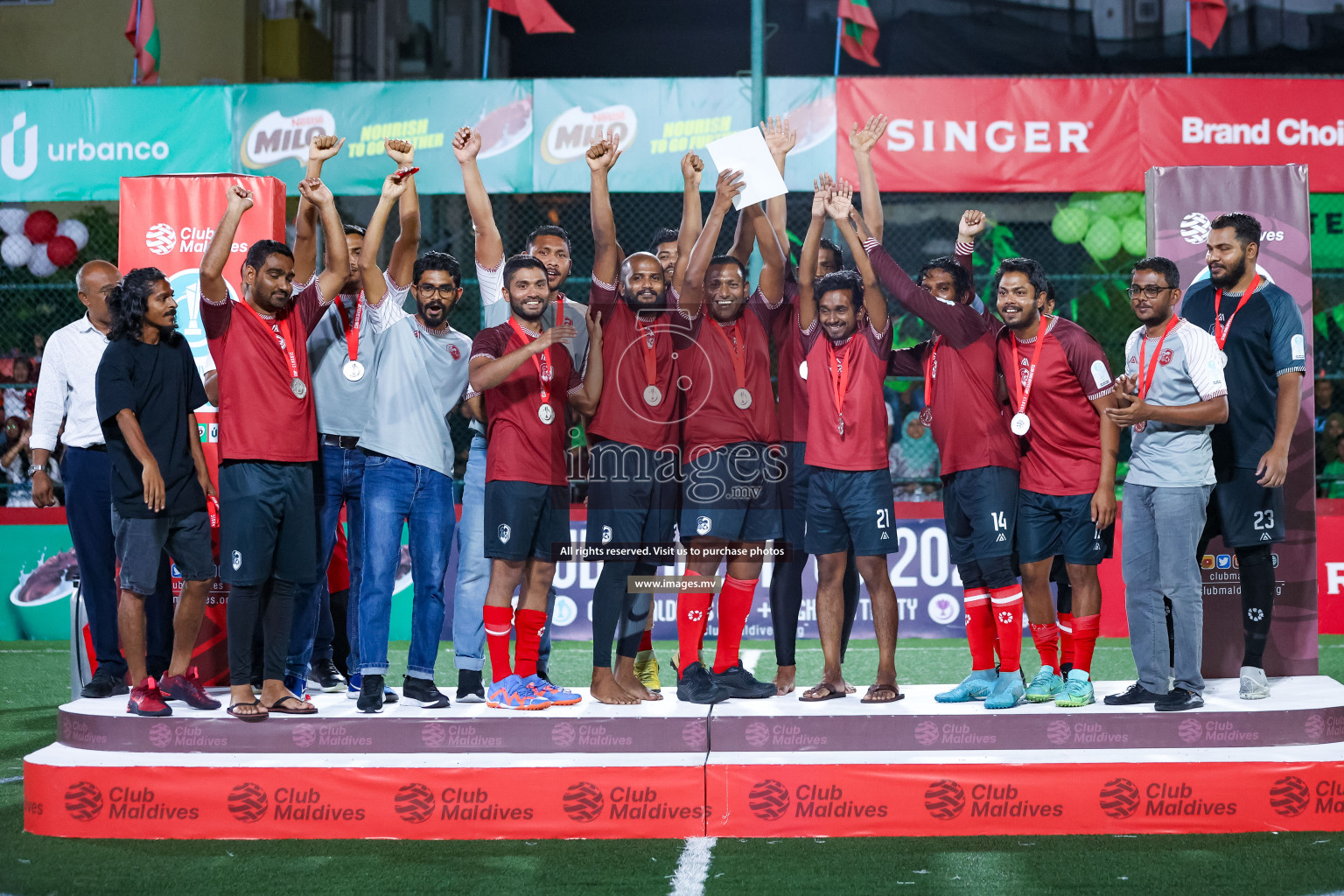 DJA vs Club 220 in Final of Club Maldives Cup 2023 Classic held in Hulhumale, Maldives, on Monday, 21st August 2023 Photos: Nausham Waheed, Hassan Simah/ images.mv