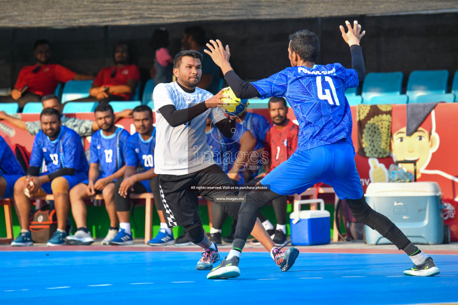 Day 2 of 6th MILO Handball Maldives Championship 2023, held in Handball ground, Male', Maldives on Friday, 21st May 2023 Photos: Nausham Waheed/ Images.mv