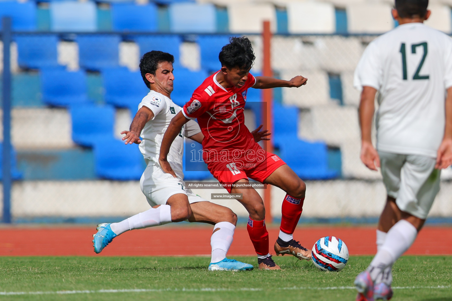 Nepal vs Pakistan in SAFF Championship 2023 held in Sree Kanteerava Stadium, Bengaluru, India, on Tuesday, 27th June 2023. Photos: Nausham Waheed, Hassan Simah / images.mv