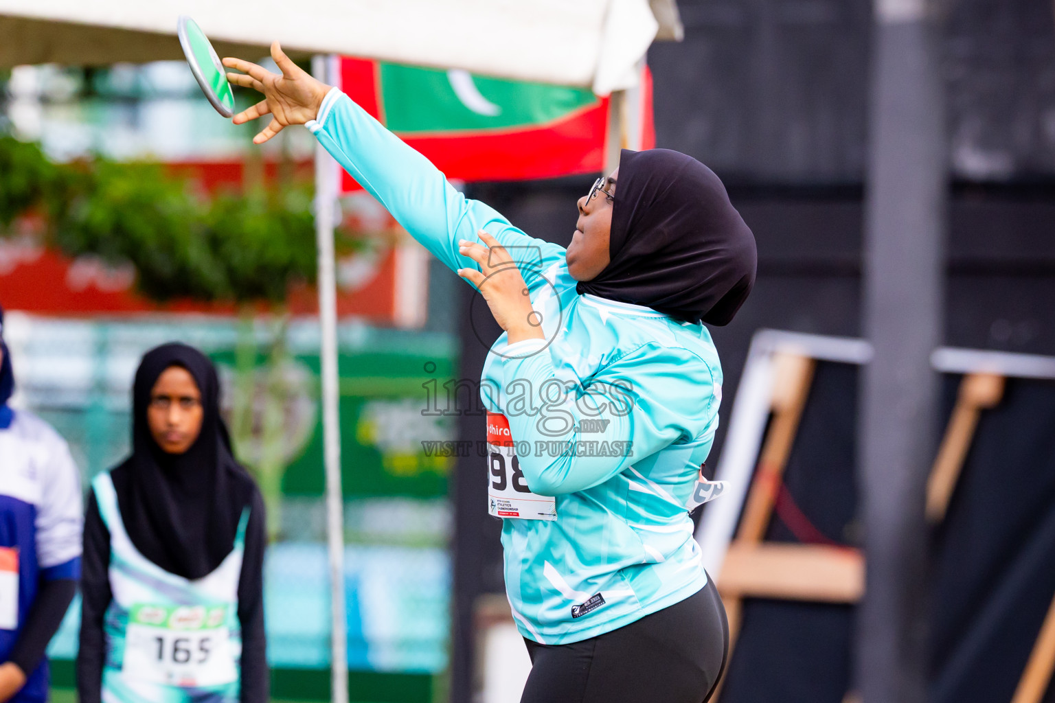 Day 6 of Inter-school Athletics Championship 2025 held in Ekuveni Synthetic Track, Male', Maldives on Sunday, 12th October 2025. Photos by: Nausham Waheed / Images.mv