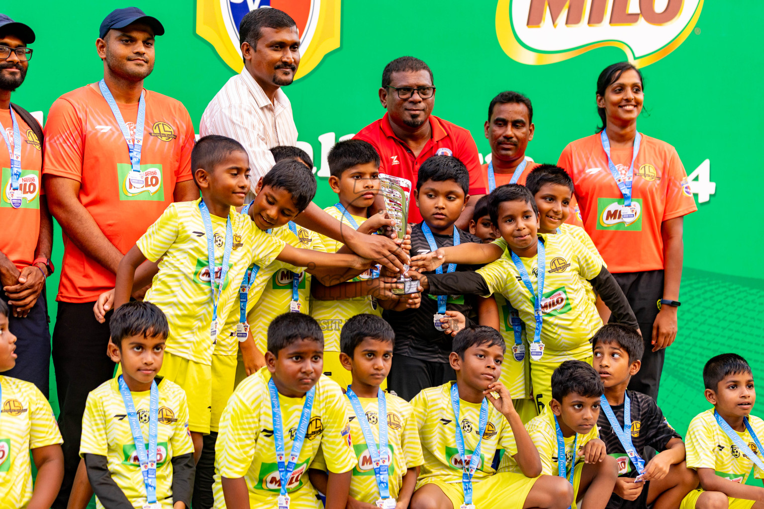 Day 2 of MILO Kids Football Fiesta was held at National Stadium in Male', Maldives on Saturday, 24th February 2024.