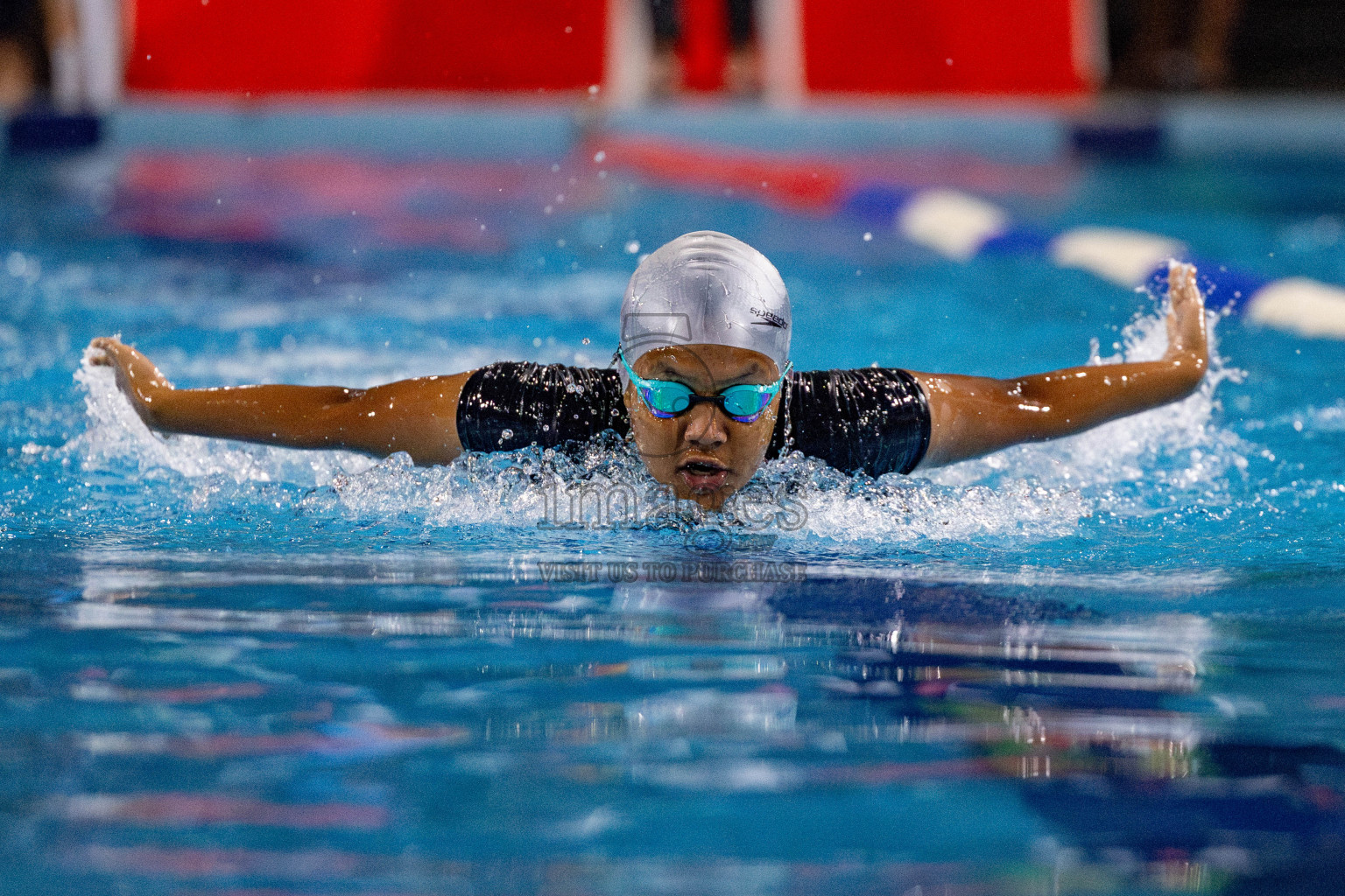 Day 4 of National Swimming Championship 2024 held in Hulhumale', Maldives on Monday, 16th December 2024. Photos: Hassan Simah / images.mv