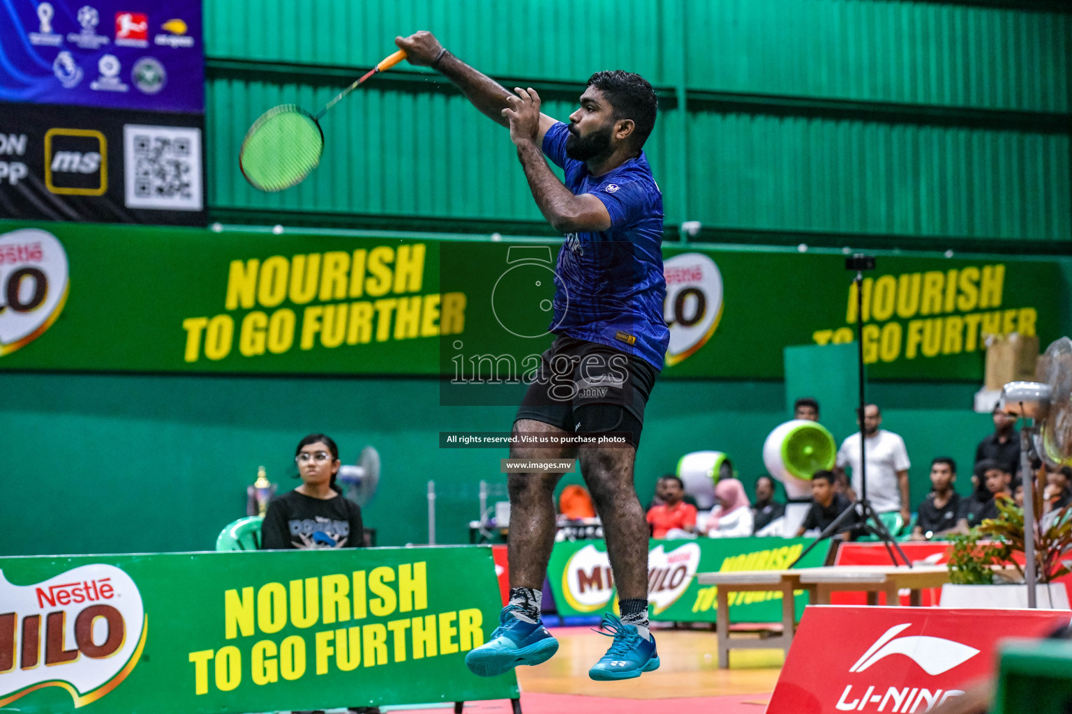 Final of 6th Office Company Badmintion Championship held in Male', Maldives Photos: Nausham Waheed / Images.mv