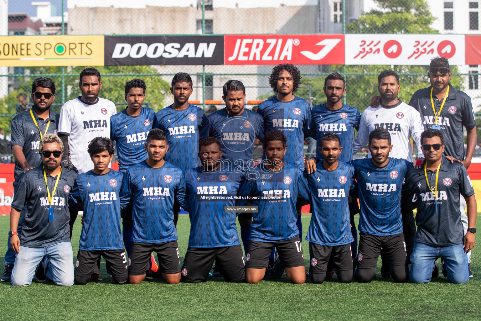 SH. Maroshi vs SH. Kanditheem in Day 7 of Golden Futsal Challenge 2023 on 11 February 2023 in Hulhumale, Male, Maldives