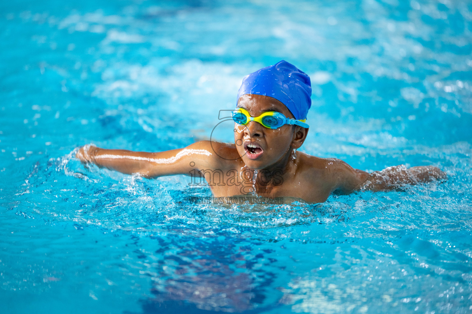 Day 1 of 20th Inter-school Swimming Competition 2024 held in Hulhumale', Maldives on Saturday, 12th October 2024. Photos: Ismail Thoriq / images.mv