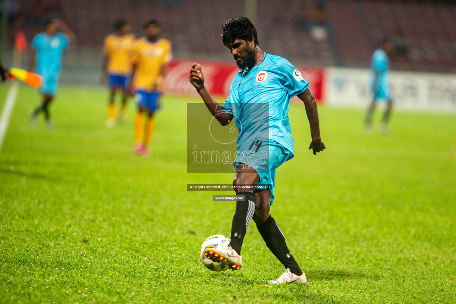 Club Valencia vs United Victory in the President's Cup 2021/2022 held in Male', Maldives on 19 December 2021