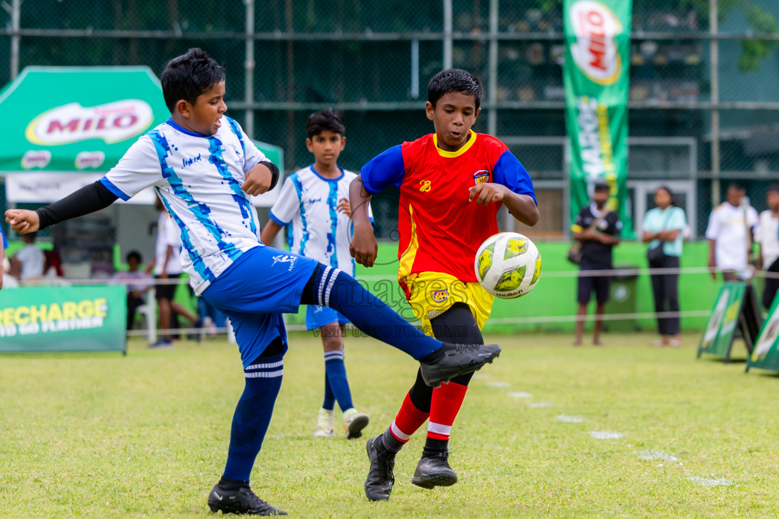 Day 1 of MILO Academy Championship 2025 (U-12) was held at Henveiru Stadium in Male', Maldives on Thursday, 1st May 2025. Photos: Nausham Waheed / images.mv