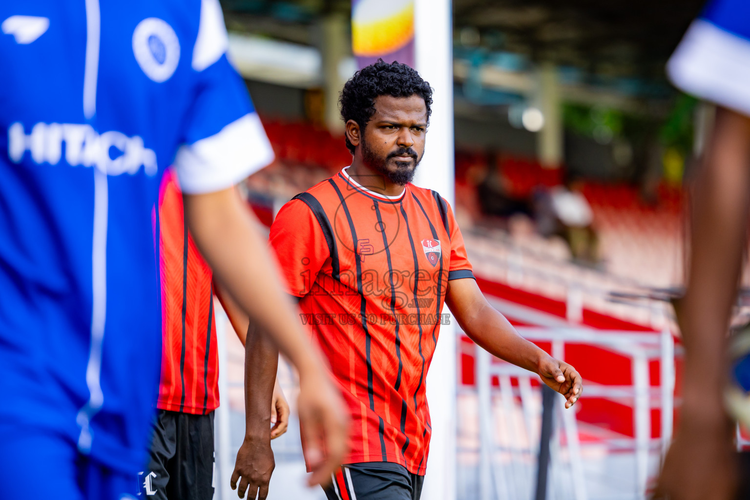 TC Sports Club vs Newradiant Sports Club in the FAM League Cup 2025 held at National Football Stadium, Male', Maldives on Tuesday, 13th May 2025. Photos By: Nausham Waheed / images.mv